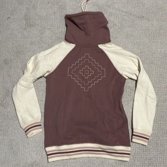 Burton mauve and cream sweatshirt - Picture 2 of 2